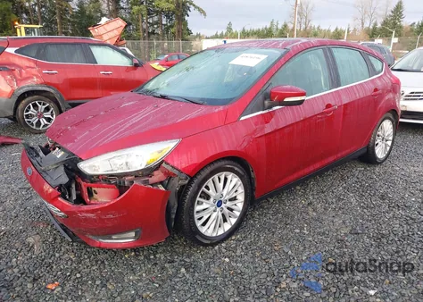 2017 Ford Focus Titanium из США, поврежденный, VIN 1FADP3N29HL272572
